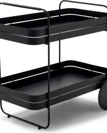 Trolley Spinder Design Gin   Trolley Barvogn Sort Stål H69ã B42ã D74 Cm