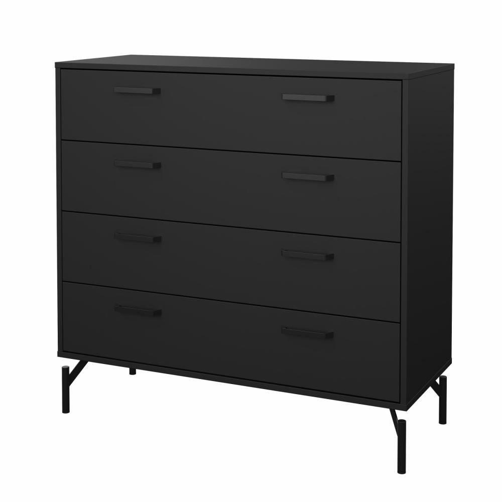 Tvilum Dana Chest Skuffer Matt Black 98 39 95 Cm