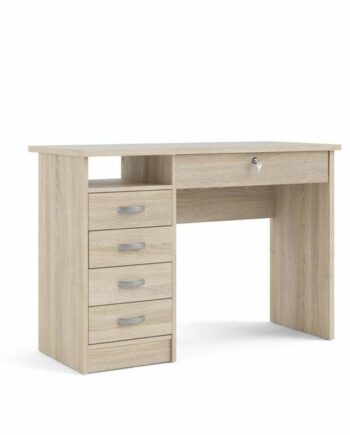 Tvilum Function Plus Skrivebord Med   Skuffer Eg Struktur  : Erling Christensen Møbler