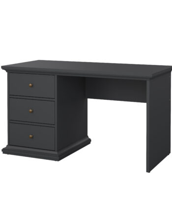 Tvilum Paris Skrivebord       Skuffer Matgrå Træ  130x61