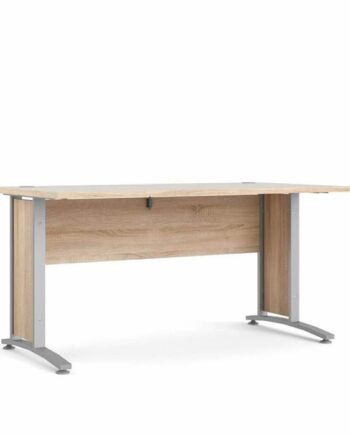 Tvilum Prima Komb  Skrivebord 150 Cm Eg Struktur   Metal  : Erling Christensen Møbler