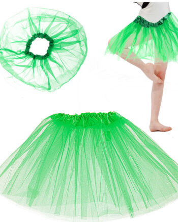 Tyl Nederdel Tutu Kostume Kostume Grøn