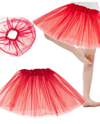 Tyl Nederdel Tutu Kostume Kostume Rød