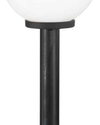 Udendørs Gulvlampe Ideal Lux Classic Globe ø30ã 82 Cm Hvid Sort Ip55 E27