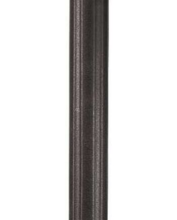 Udendørs Gulvlampe Ideal Lux Dafne Havebelysning ø22   H110 Cm Sort Plast Ip55