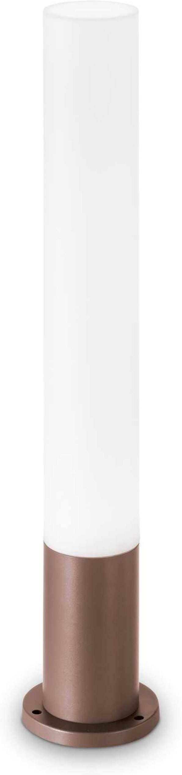 Udendørs Gulvlampe Ideal Lux Edo Outdoor Kaffe ø15     H80 Cm Ip44 Havebelysning