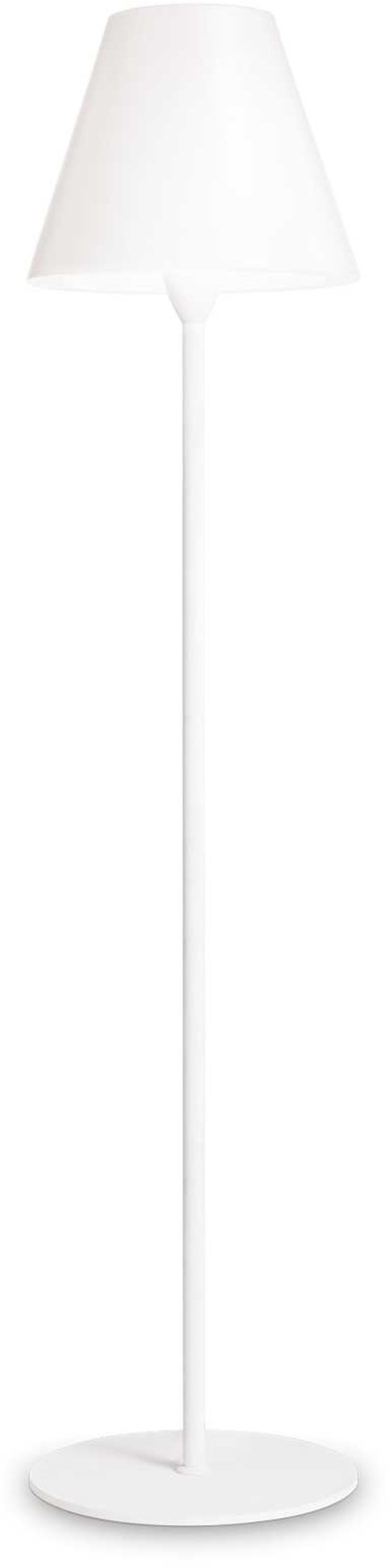 Udendørs Gulvlampe Ideal Lux Itaca Hvid ø39   H169   Cm Pulverlakeret Terrasselampe Ip44
