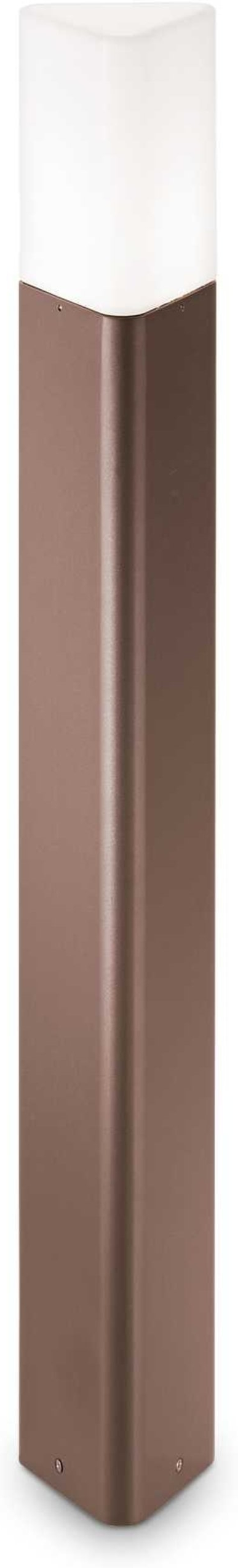 Udendørs Gulvlampe Ideal Lux Pulsar   Aluminium Og Metal  Kaffefarvet  Ip44  E27  42w  H80 Cm
