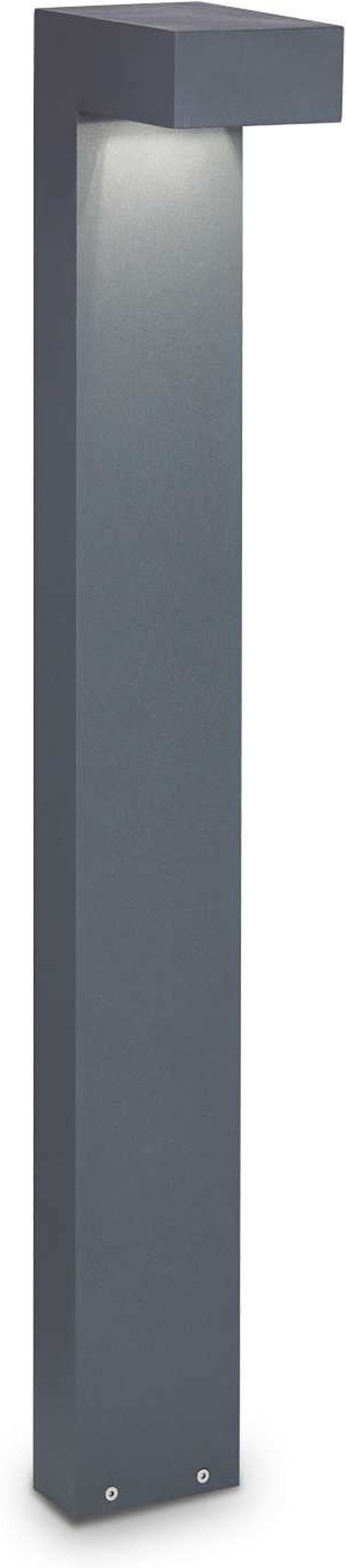 Udendørs Gulvlampe Ideal Lux Sirio  Antracit Aluminium  Ip44  H80 Cm  G9 2x15w
