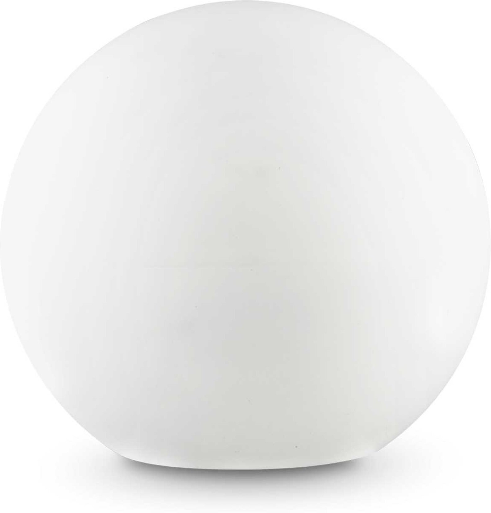 Udendørs Gulvlampe Ideal Lux Sole   ø50ã H48 Cm Hvid Sort  Plast Med Opalfarvet Diffusor  Ip44 65