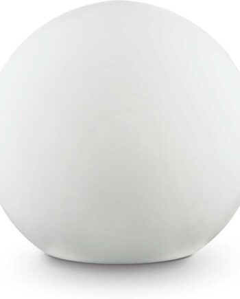 Udendørs Gulvlampe Ideal Lux Sole ø30   H30 Cm Hvid Sort Ip44 65 Plast