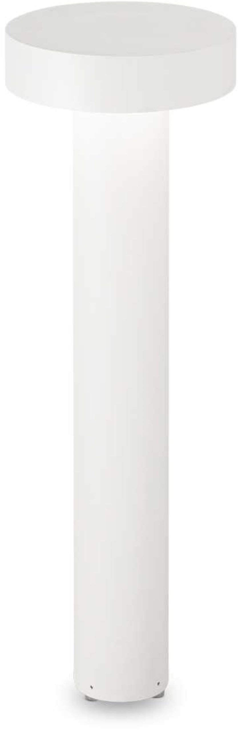 Udendørs Gulvlampe Ideal Lux Tesla   Hvid Aluminium Metal ø20 5ã 60 Cm Ip44 G9