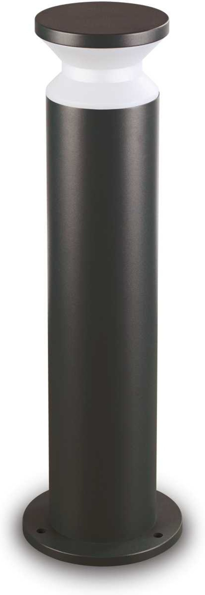 Udendørs Gulvlampe Ideal Lux Torre Terrasselampe Sort Aluminium Metal Ip44 H60 ø18 Cm