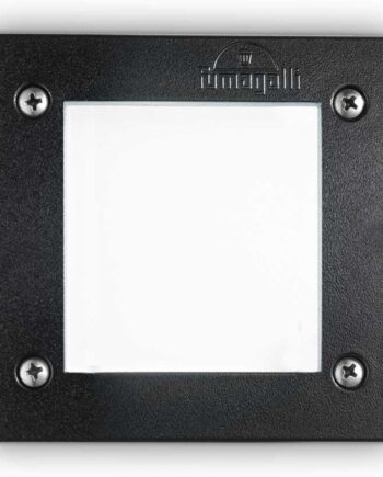 Udendørs Indbygningsdownlight Ideal Lux Avenue Sort Plast Gx53 3w 350 Lm Ip66