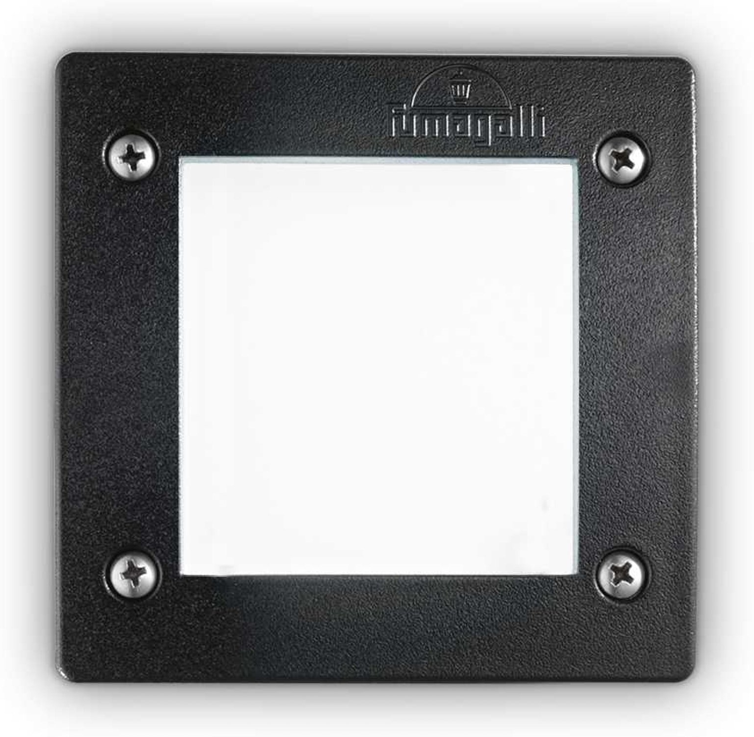 Udendørs Indbygningsdownlight Ideal Lux Avenue Sort Plast Gx53 3w 350 Lm Ip66