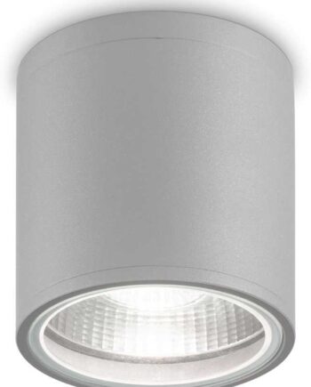 Udendørs Loftlampe Ideal Lux Gun Grå Aluminium Ip44 Gu10