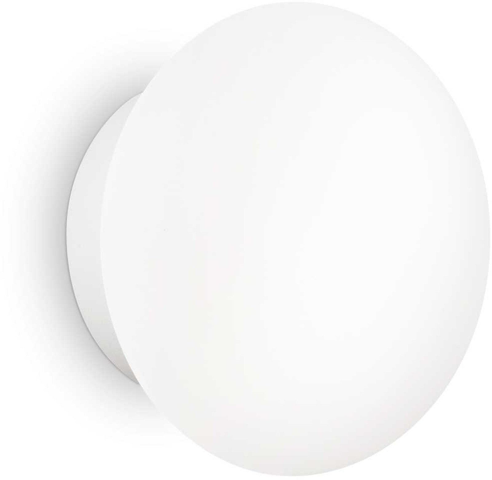 Udendørs Loftslampe Ideal Lux Bubble ø15ã   Cm Ip54 Hvid Aluminium 2ã G9