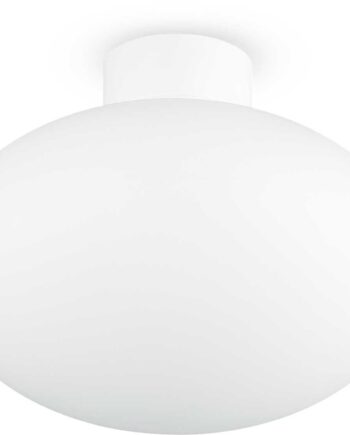 Udendørs Loftslampe Ideal Lux Clio Ip44 Hvid ø9