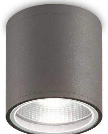 Udendørs Loftslampe Ideal Lux Gun Antracit Aluminium Ip44 Gu10 ø11 Cm