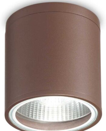 Udendørs Loftslampe Ideal Lux Gun Kaffe Aluminium ø11   H11   Cm Ip44 Gu10