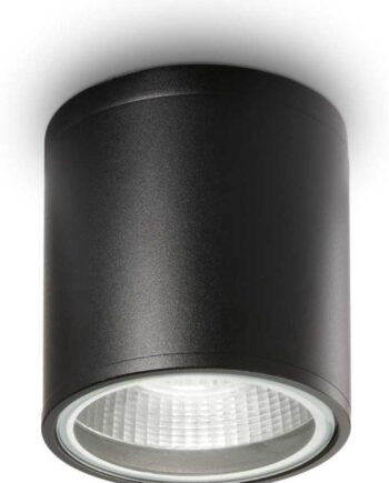 Udendørs Loftslampe Ideal Lux Gun Sort ø11   H11   Cm Ip44