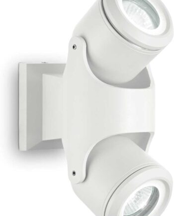 Udendørs Loftslampe Ideal Lux Xeno   Hvid Ip44 Med Justerbare Glasdiffusorer     Gu10