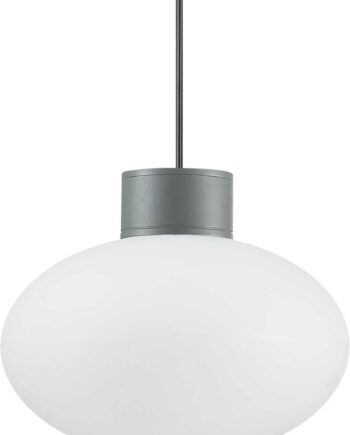 Udendørs Pendel Hængelampe Ideal Lux Clio ø90 H120-1005 Cm Ip44 Antracit