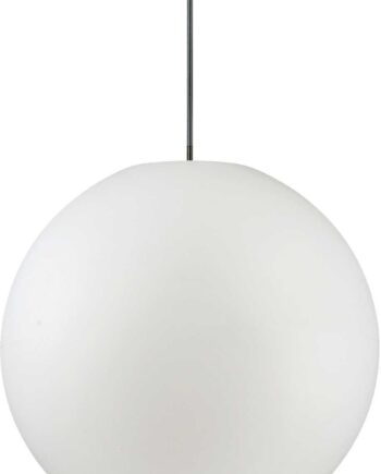 Udendørs Pendellampe Ideal Lux Sole ø400 Mm Ip44 Justerbar Højde Hvid