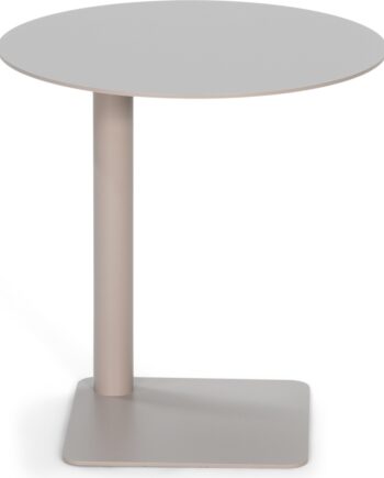 Udendørs Sidebord Spinder Design Sunny ø40ã H40 Cm Stål Taupe