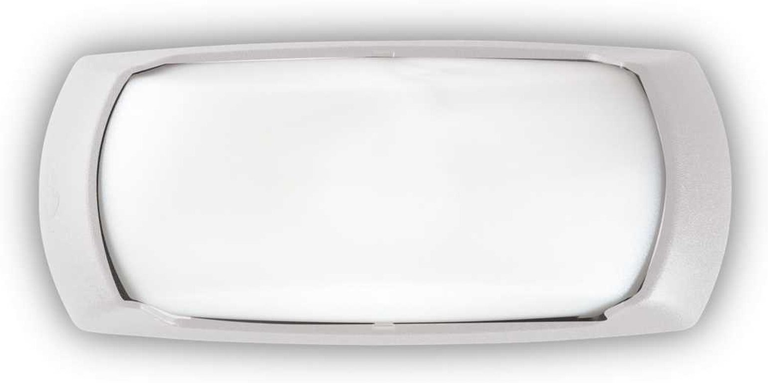 Udendørs Væglampe Ideal Lux Felix Vejrbestandig Hvid Ip66 Plast E27 30x13x8   Cm