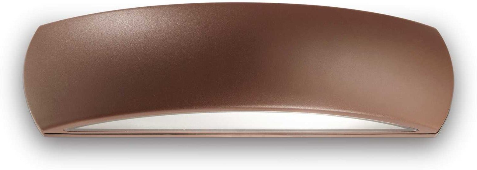 Udendørs Væglampe Ideal Lux Giove   Aluminium Metal  Kaffe  33x10x8 Cm  Ip54  E27