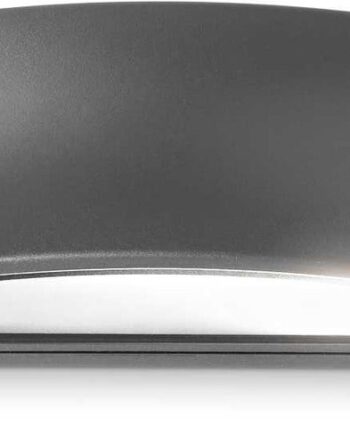 Udendørs Væglampe Ideal Lux Giove Antracit Ip54 L33xh8xb10 Cm Dobbeltlys Aluminium