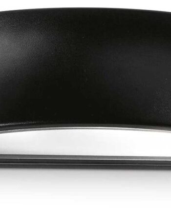 Udendørs Væglampe Ideal Lux Giove Sort   Ip54 Vejrbestandig E27 60w Aluminium Metal 33ã 10ã   Cm
