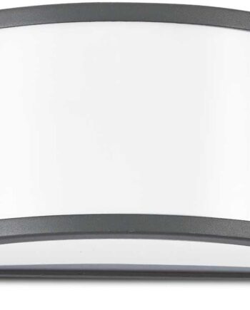 Udendørs Væglampe Ideal Lux Rex-  Antracit Ip44 Aluminium E27 25   12   13 Cm