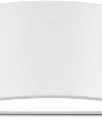Udendørs Væglampe Ideal Lux Rex-  Hvid Pulverlakeret Aluminium Ip44 12ã 13ã 25 Cm