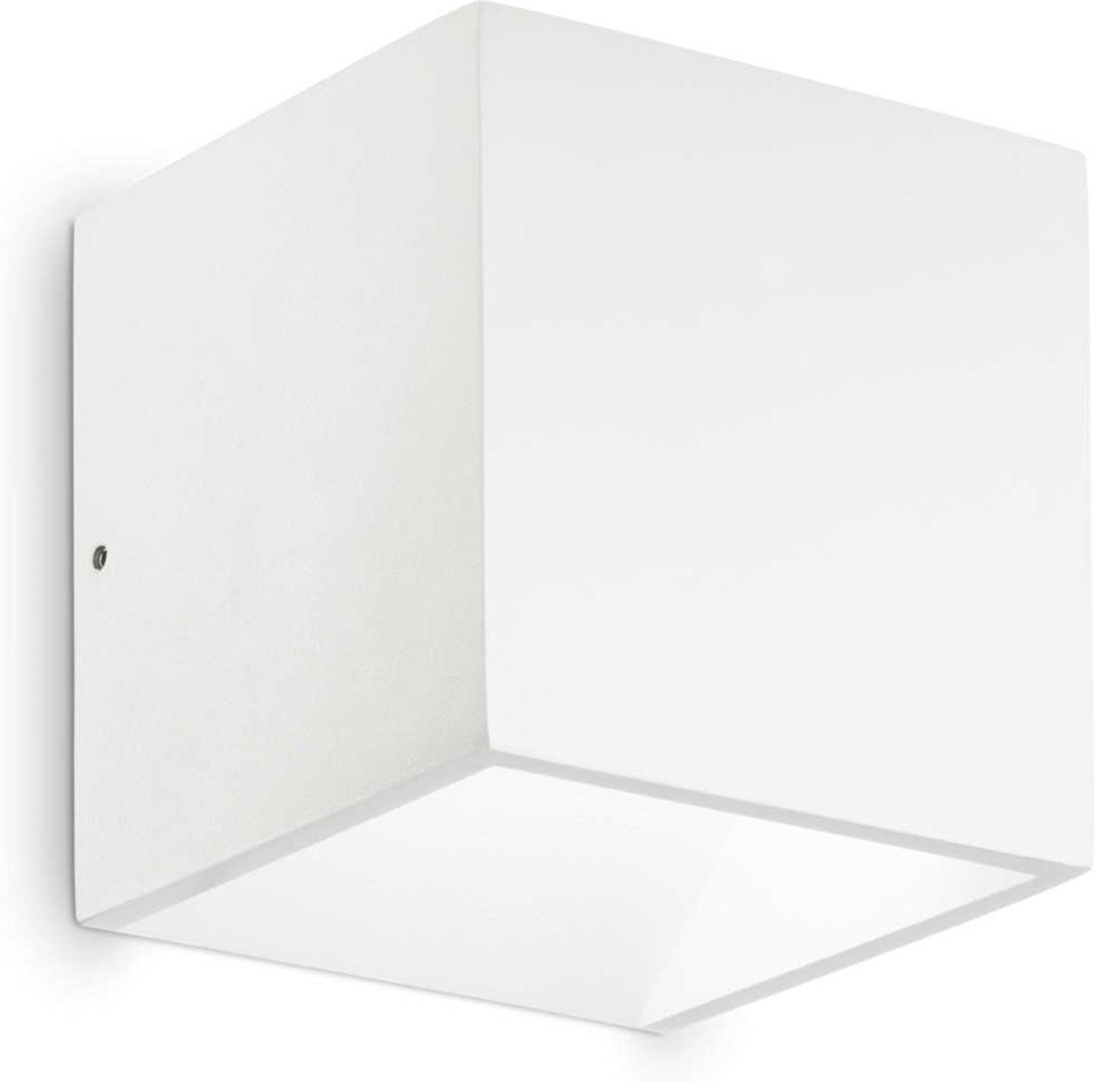 Udendørs Væglampe Ideal Lux Rubik Led Ip54 Hvid 3000k 630 Lm Aluminium