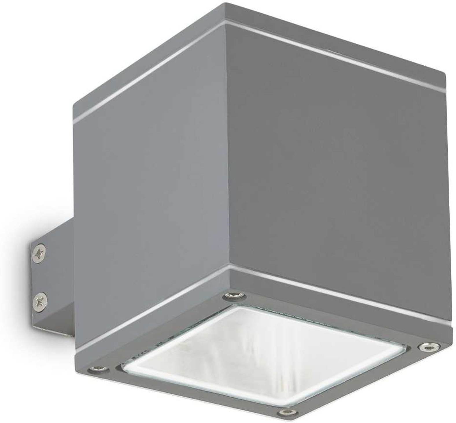 Udendørs Væglampe Ideal Lux Snif Square Antracit H10ã B9ã L14 Cm G9 Ip44