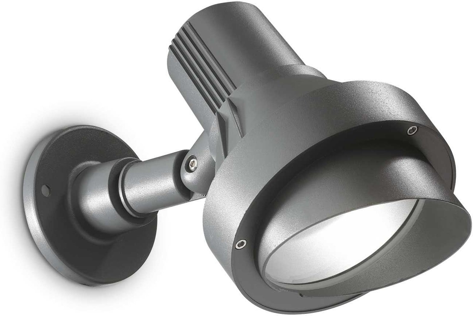 Udendørs Væglampe Ideal Lux Terra Antracit Aluminium H25xb16xl30 Cm Ip65 Justerbar E27 60w