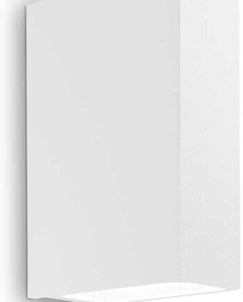 Udendørs Væglampe Ideal Lux Tetris-  Hvid Aluminium Ip44