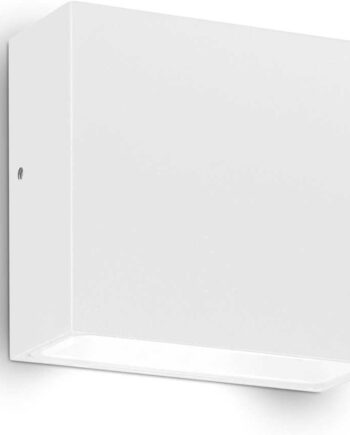 Udendørs Væglampe Ideal Lux Tetris-  Hvid Aluminium Ip44 G9-fatning 15w