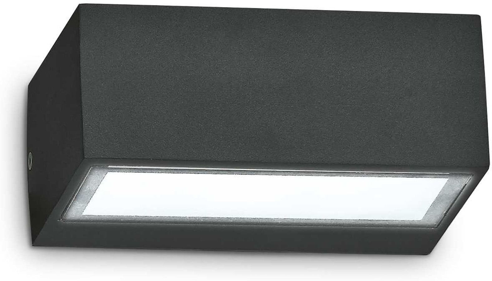 Udendørs Væglampe Ideal Lux Twin Sort Aluminium Ip44 G9 28w H6 5ã B11 5ã L16   Cm
