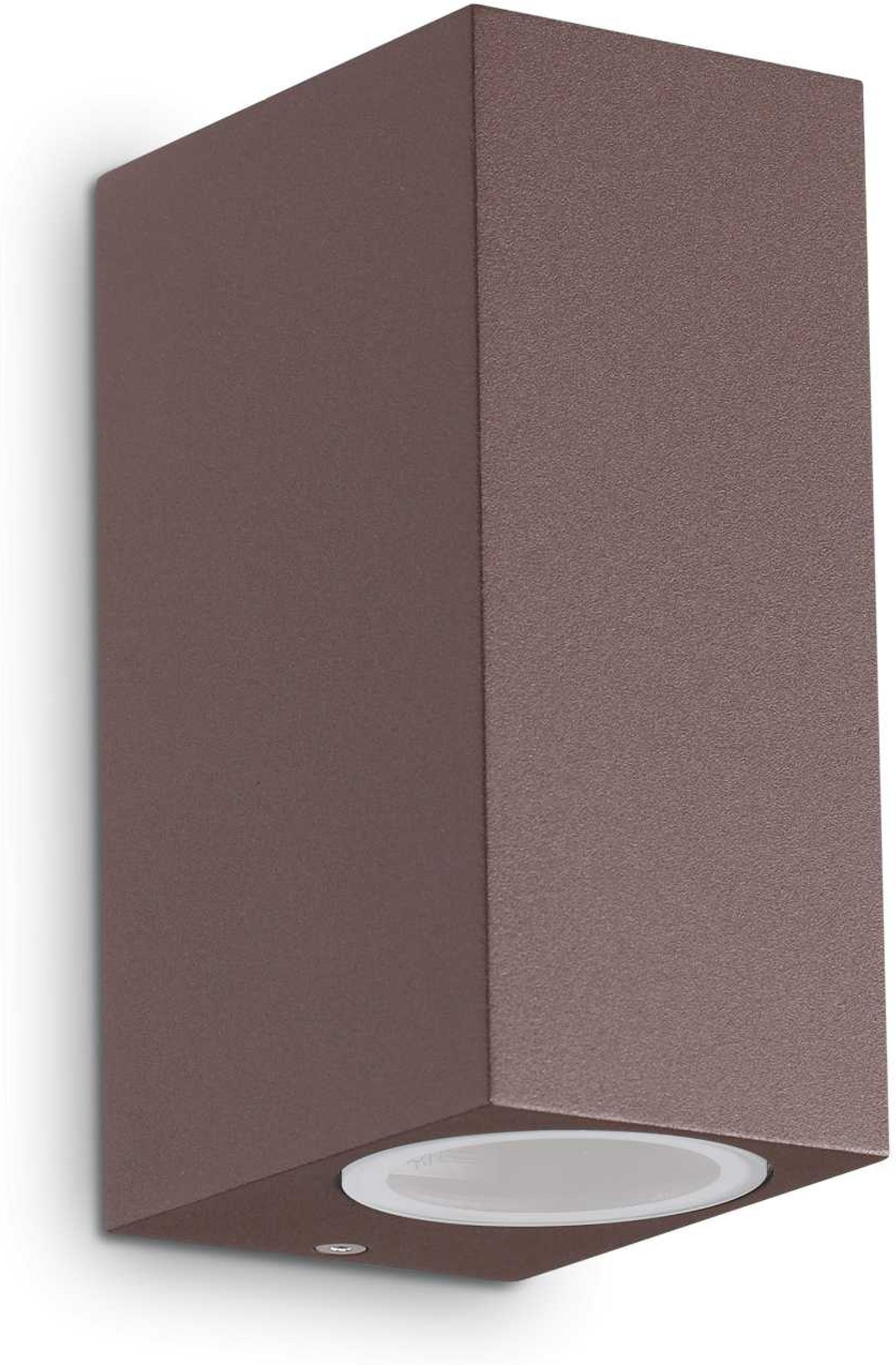 Udendørs Væglampe Ideal Lux Up Facadelampe   Aluminium Og Metal Kaffe  Ip44