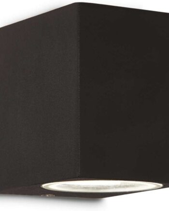 Udendørs Væglampe Ideal Lux Up Sort Aluminium Ip44 G9 15w 8x6 5x9   Cm