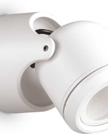 Udendørs Væglampe Ideal Lux Xeno Hvid Aluminium Ip44 L90   H110 Mm