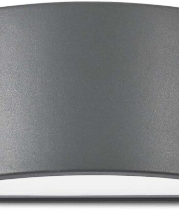 Udendørs Væglampe Murarmatur Ideal Lux Rex-  Antracit Ip44 Aluminium E27