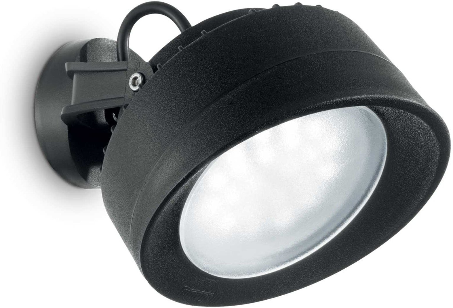 Udendørs Væglampe Vægarmatur Ideal Lux Litio Sort Ip66 Gx53 7w 800lm 4000k ø70