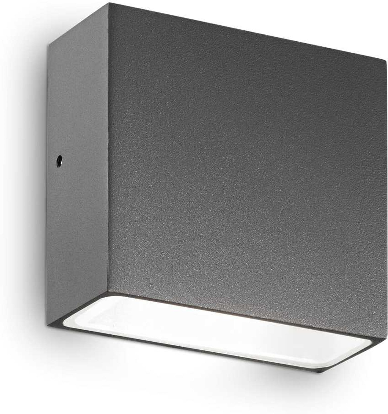 Udendørs Væglampe Væglys Ideal Lux Tetris-  Antracit Ip44 Aluminium