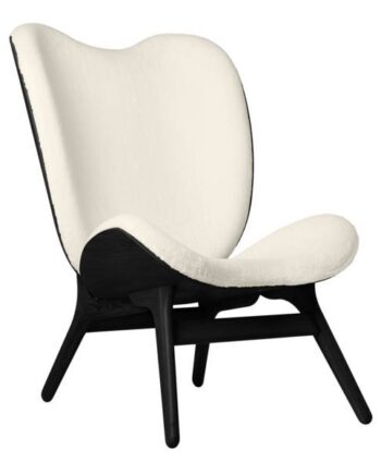 Umage   Conversation Piece Høj Black Oak Teddy White  : Erling Christensen Møbler