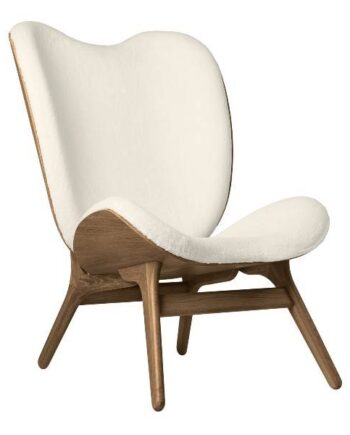 Umage   Conversation Piece Høj Dark Oak Teddy White  : Erling Christensen Møbler