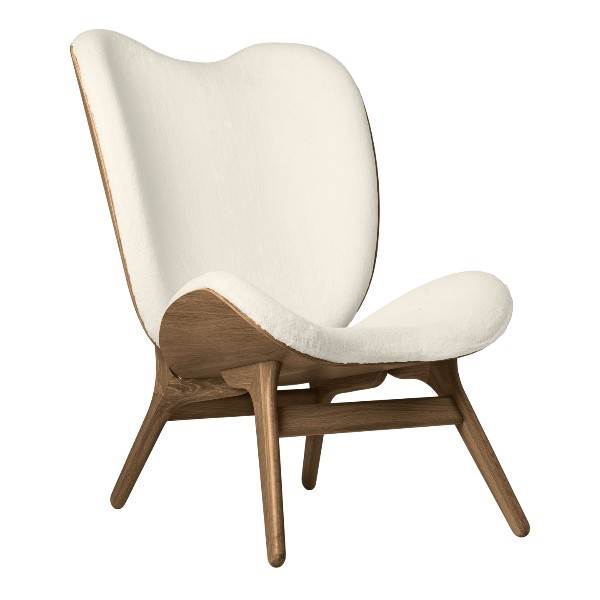 Umage   Conversation Piece Høj Dark Oak Teddy White  : Erling Christensen Møbler